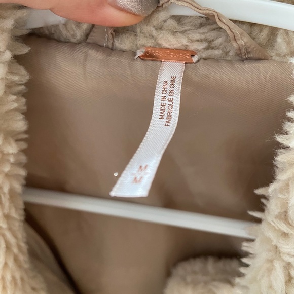 Free People Teddy Jacket - Picture 3 of 5